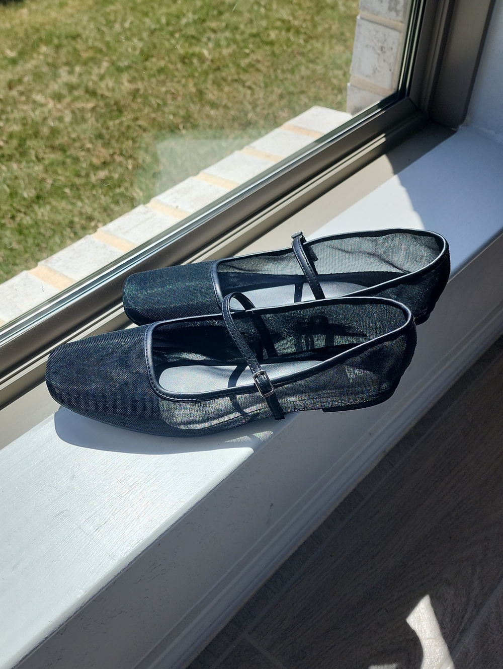 wild fable Black Mary Jane Square-Toe Flats